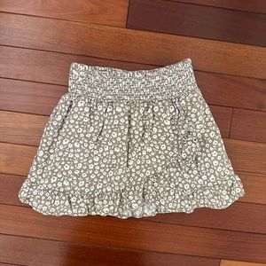 Rylee + Cru Wrap Ruffle Skirt, Floral Print, size 4-5y